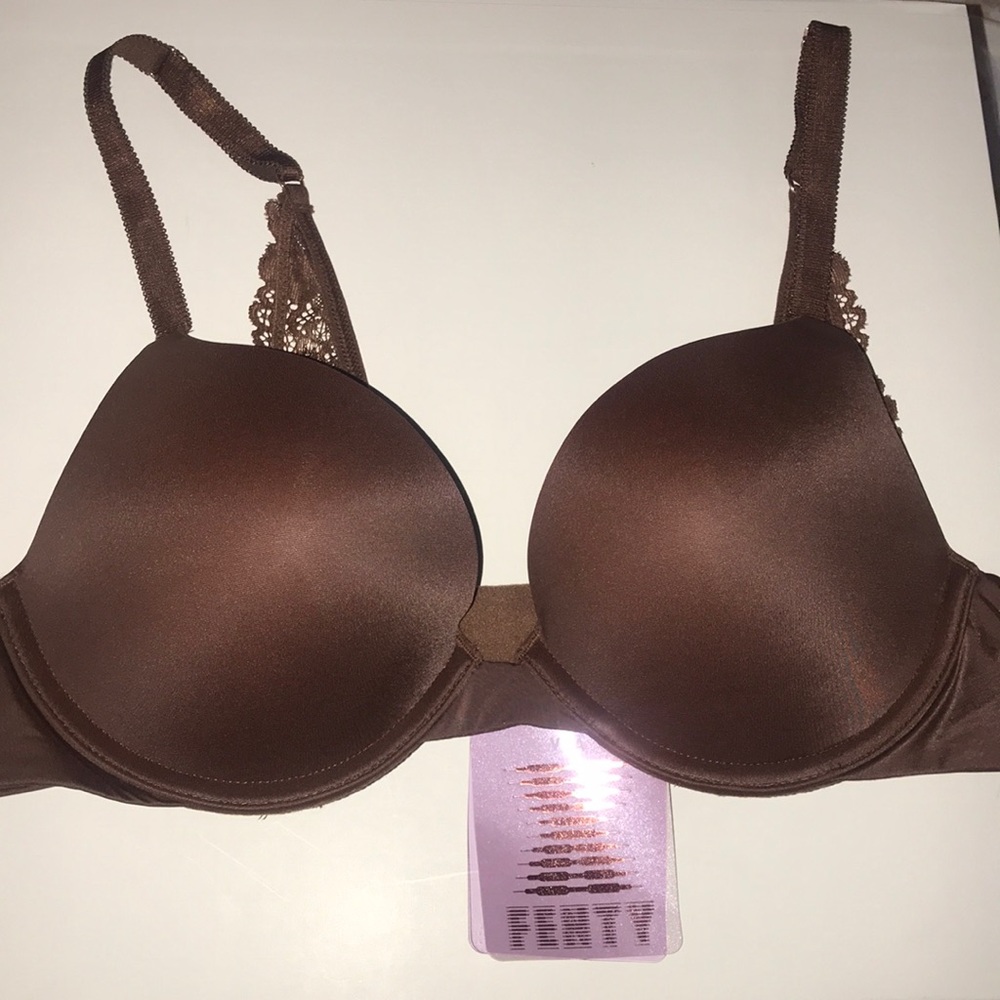 New brown push up bra